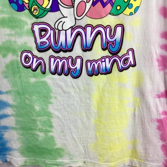 Buc-ee’s Plus Size Tie Dye Graphic Easter T-Shirt Size 3XL - Picture 11 of 12